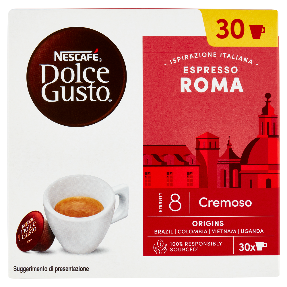 NESCAF&Eacute; DOLCE GUSTO Espresso Roma Caff&egrave; 30 Capsule 186 g