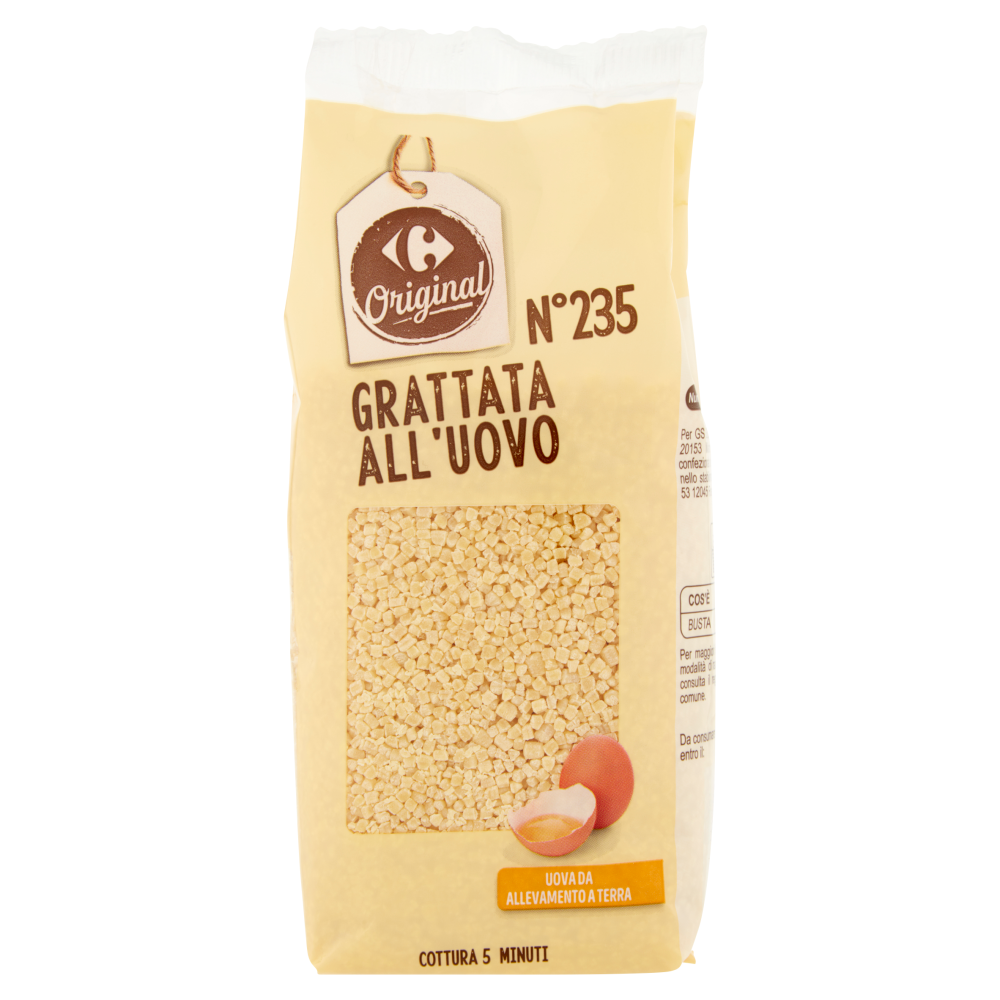 Carrefour Original N°235 Grattata all'Uovo 250 g