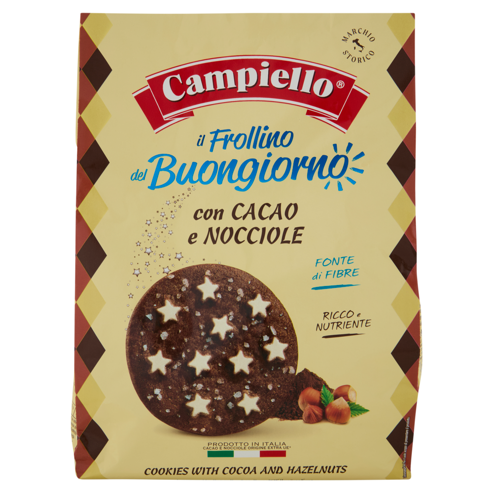 Campiello il Frollino del Buongiorno con Cacao e Nocciole 700 g