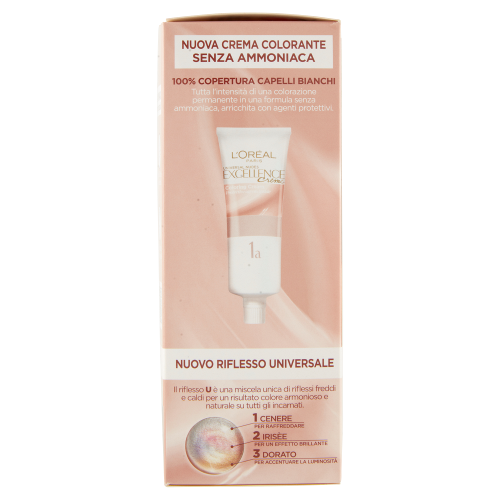 L'Oreal Paris Colorazione permanente senza ammoniaca, Riflesso Universale, Castano 4U