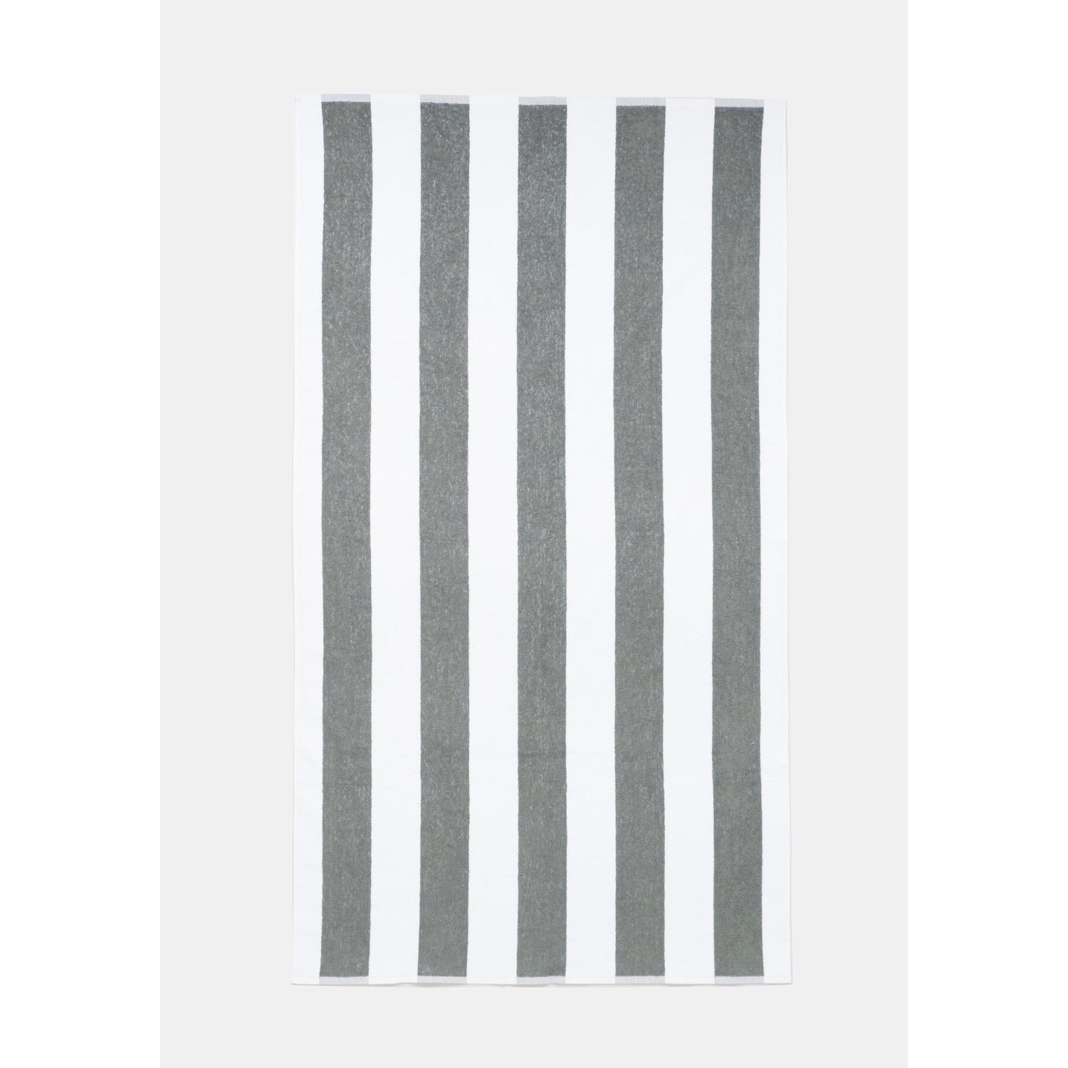 TEX HOME Telo mare spugna righe kaki