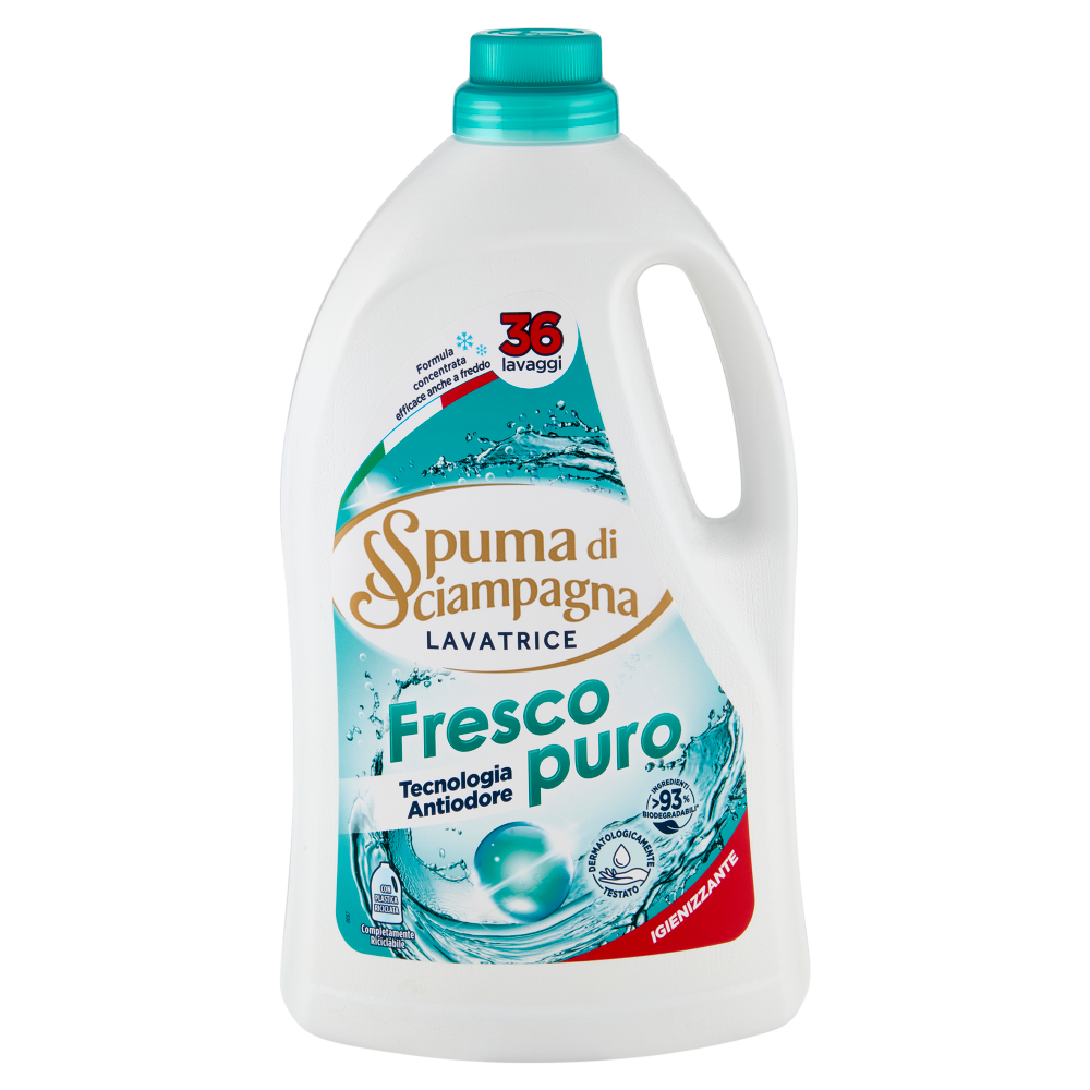 Spuma di Sciampagna Lavatrice Fresco puro 1620 ml
