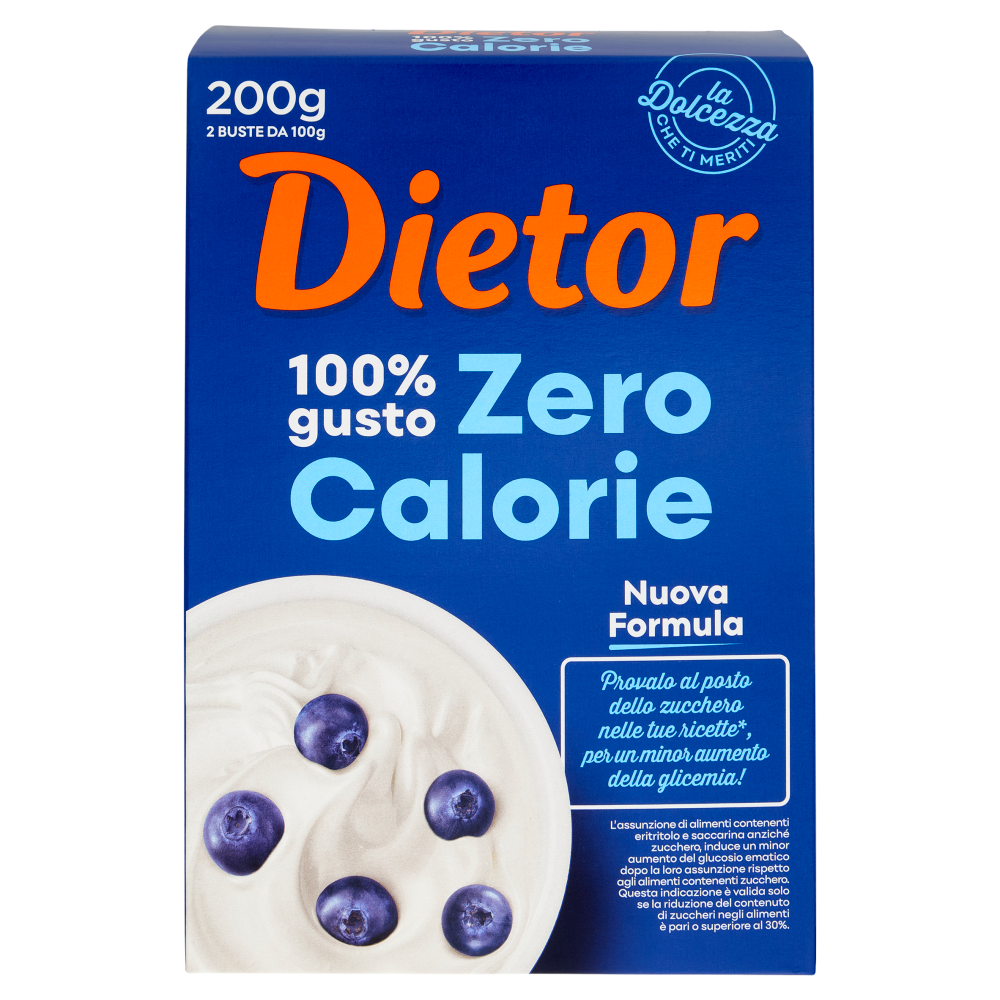 Dietor Zero Calorie Buste 2 x 100 g