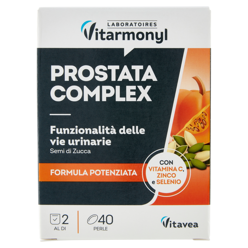 Laboratoires Vitarmonyl Prostata Complex Funzionalità delle vie urinarie 40 Perle 35,2 g