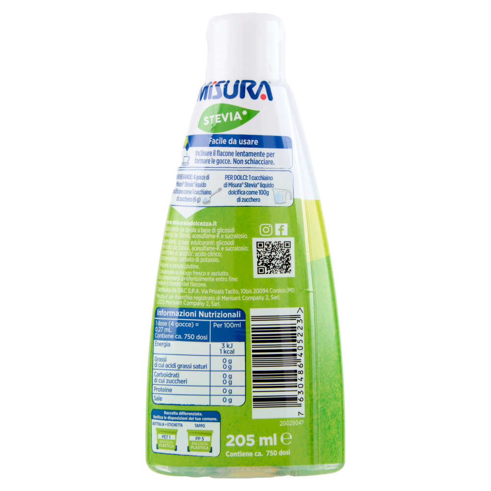 Misura Stevia* Liquido 205 ml