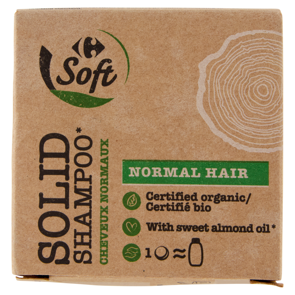 Carrefour Soft Solid Shampoo* Normal Hair 75 g