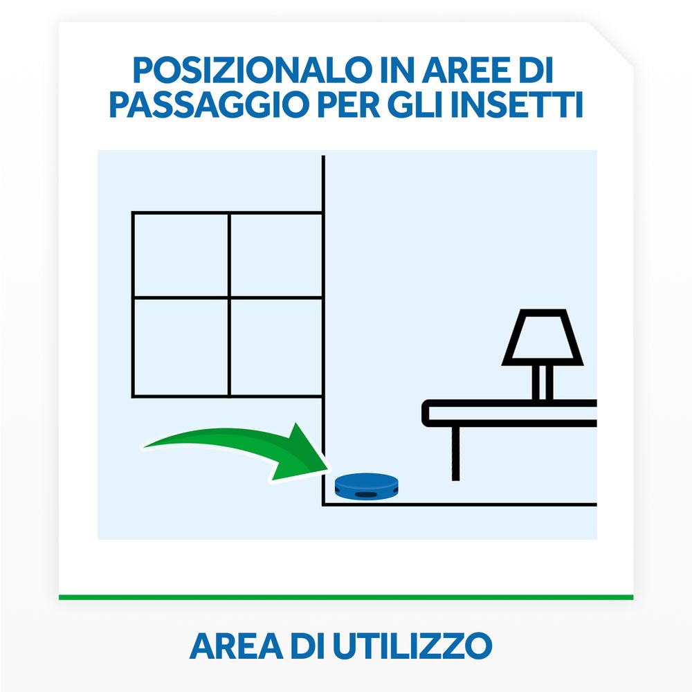 Raid Esca Scarafaggi Insetticida Inodore, Efficace fino a 3 Mesi, Area di Utilizzo Interno ed Esterno - 1 Confezione da 6 Pezzi