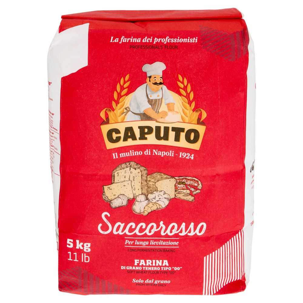 Caputo Saccorosso Farina di Grano Tenero Tipo "00" 5 Kg