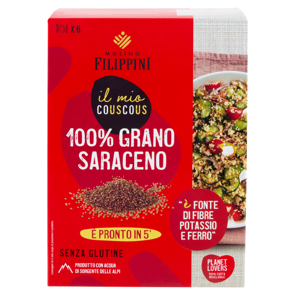 Molino Filippini il mio CousCous 100% Grano Saraceno 375 g