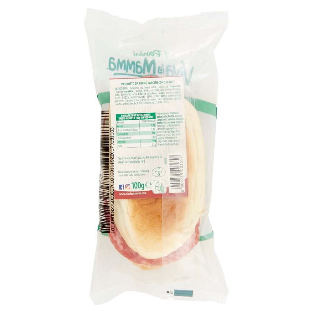 Fratelli Beretta i Panini Viva la Mamma Salame 100 g