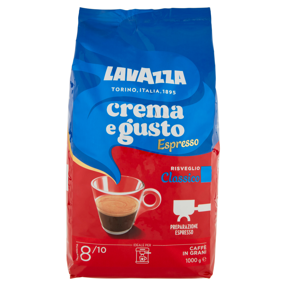 Lavazza Crema e Gusto Espresso Classico Caffè in Grani 1000 g Carrefour