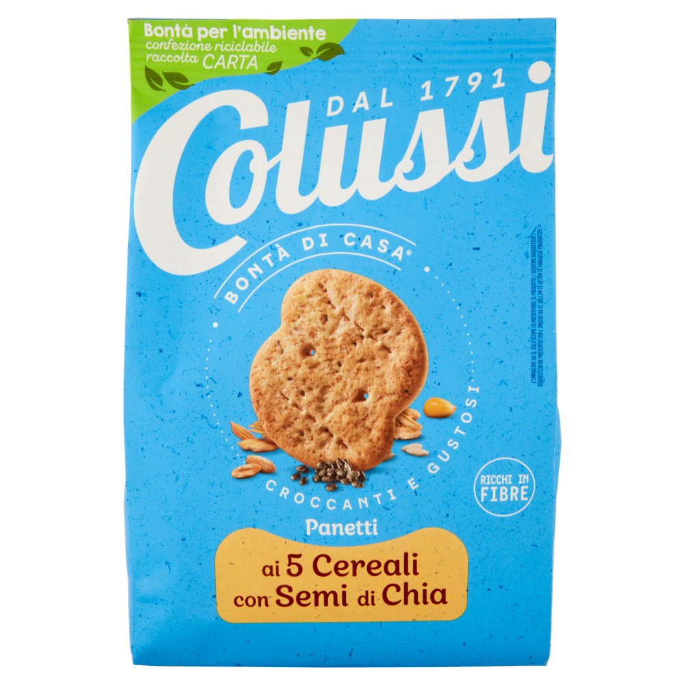 Colussi Panetti ai 5 Cereali con Semi di Chia 250 g