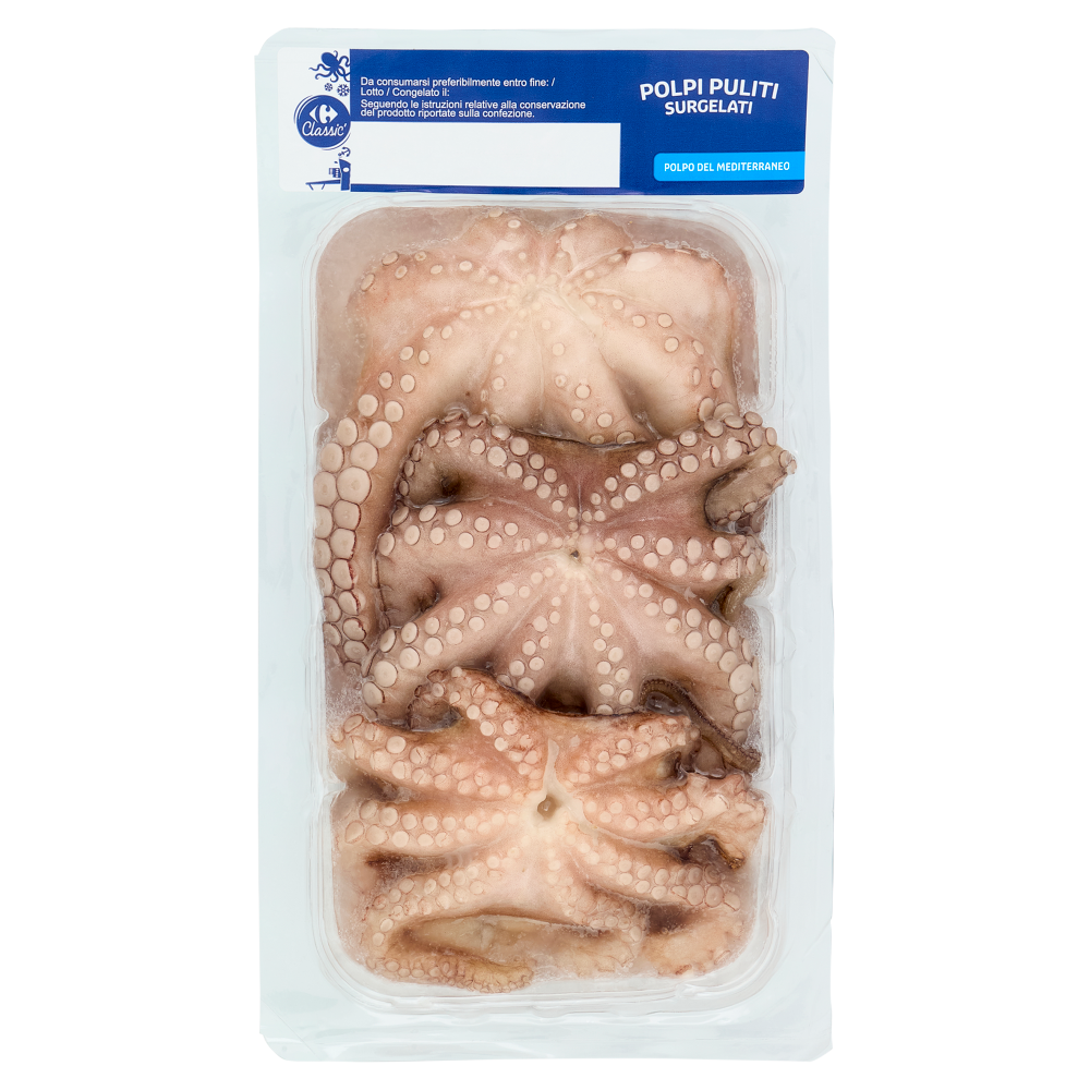 Carrefour Classic Polpi Puliti Surgelati 500 g