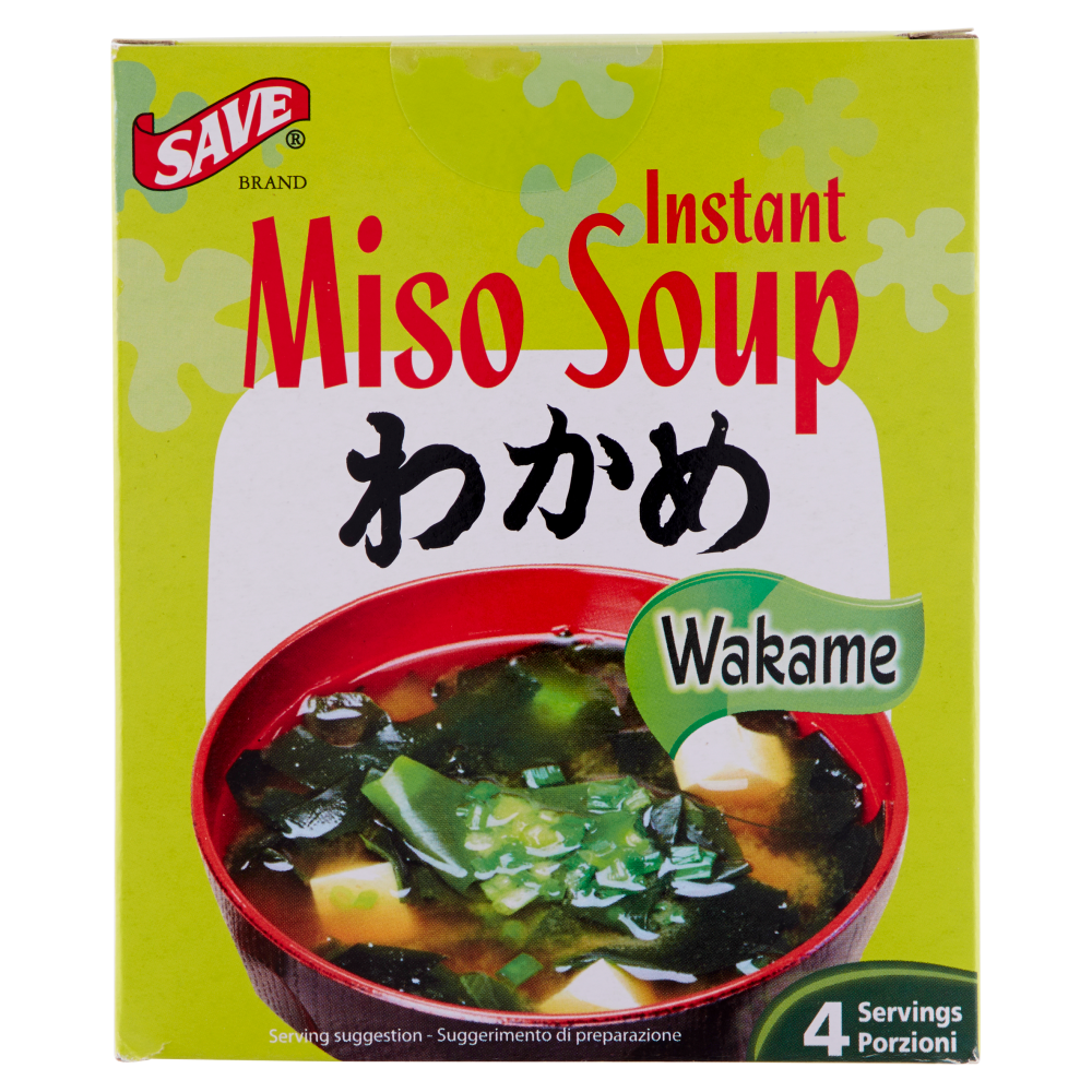 Save Instant Miso Soup Wakame 4 x 8 g