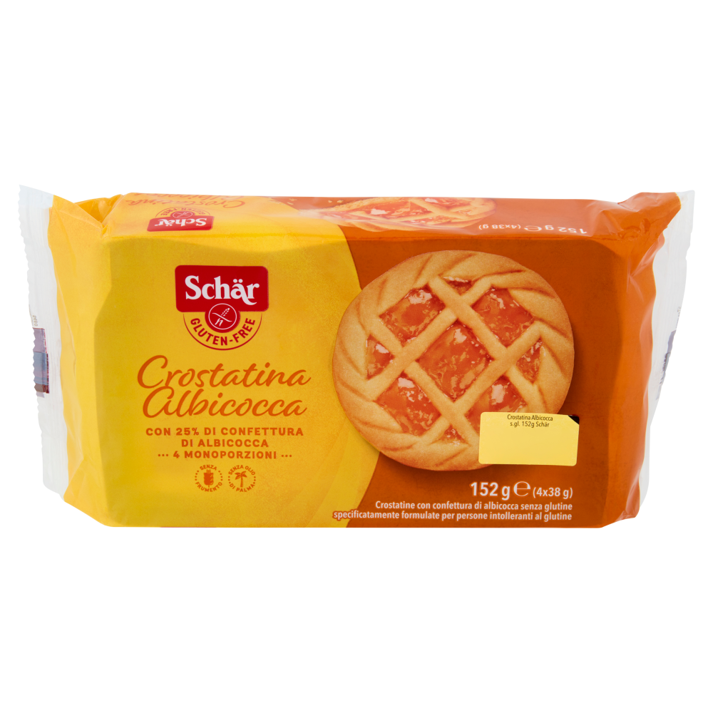 Schär Crostatina Albicocca 4 x 38 g
