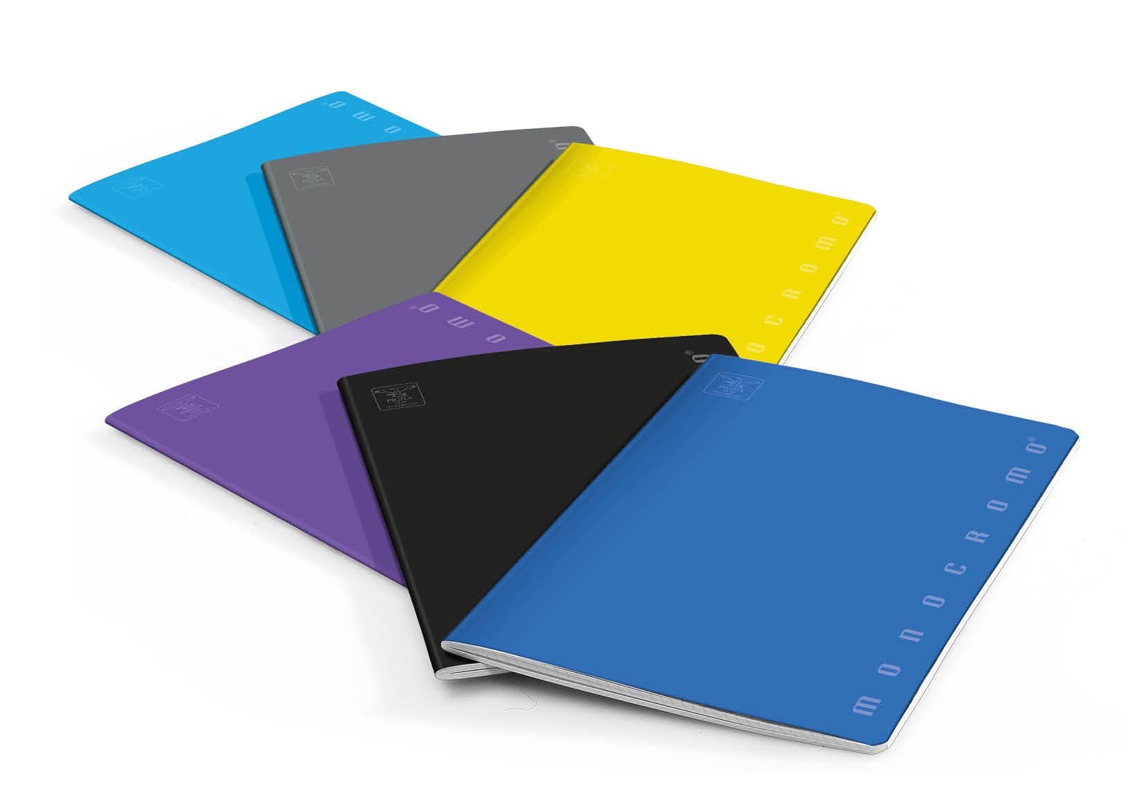 Pigna Quaderno A5 monocromo a righe colori assortiti