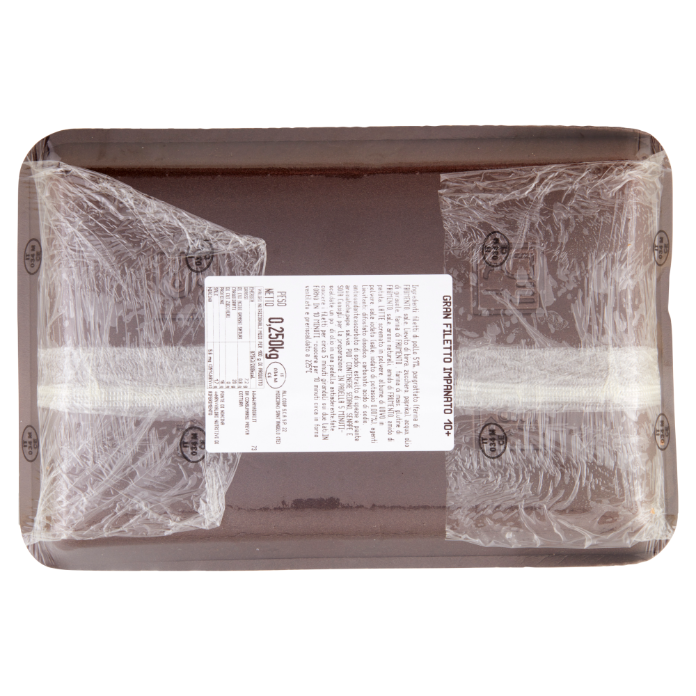 Amadori Qualit&agrave; 10+ Gran Filetto Impanato 0,250 kg