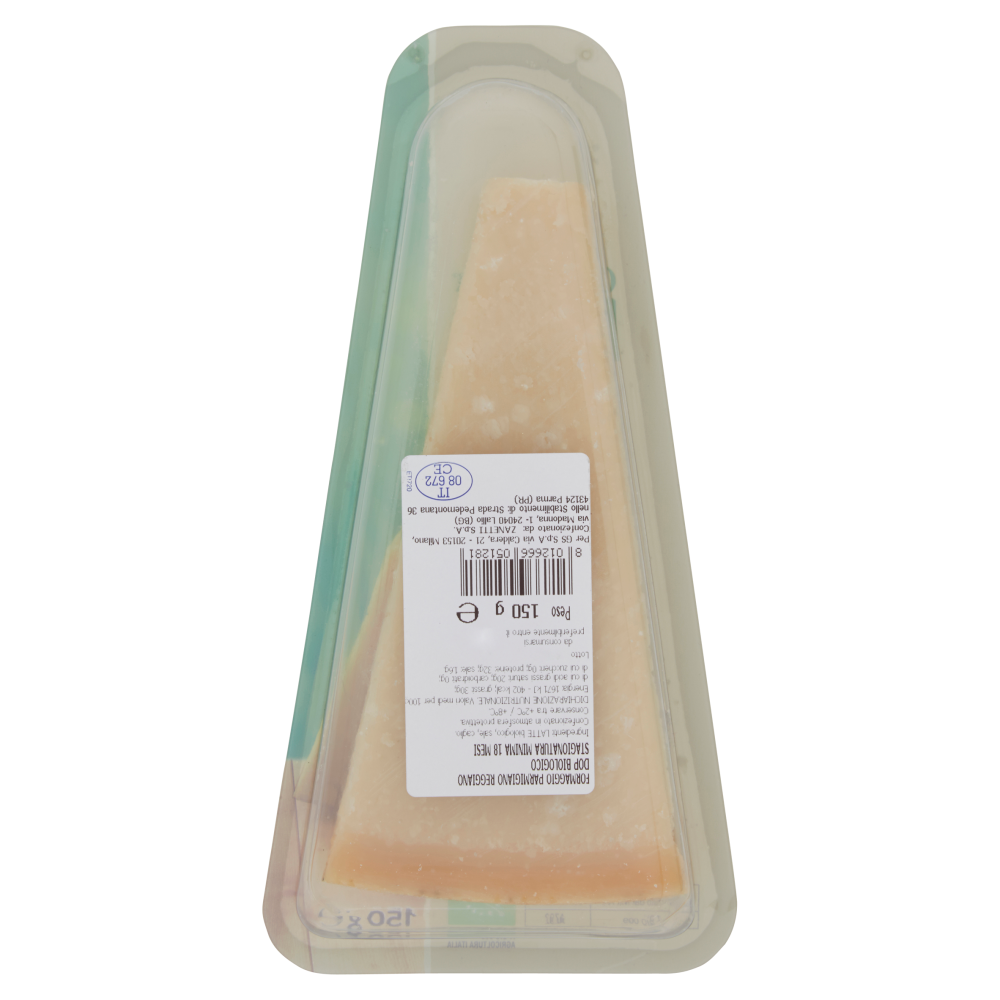 Carrefour Bio Parmigiano Reggiano DOP Stagionatura Minima 18 mesi 150 g
