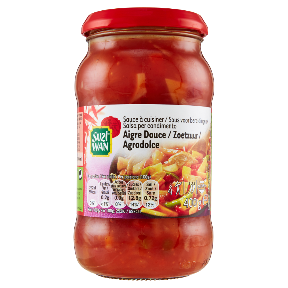 Suzi Wan Salsa per condimento Agrodolce 400 g