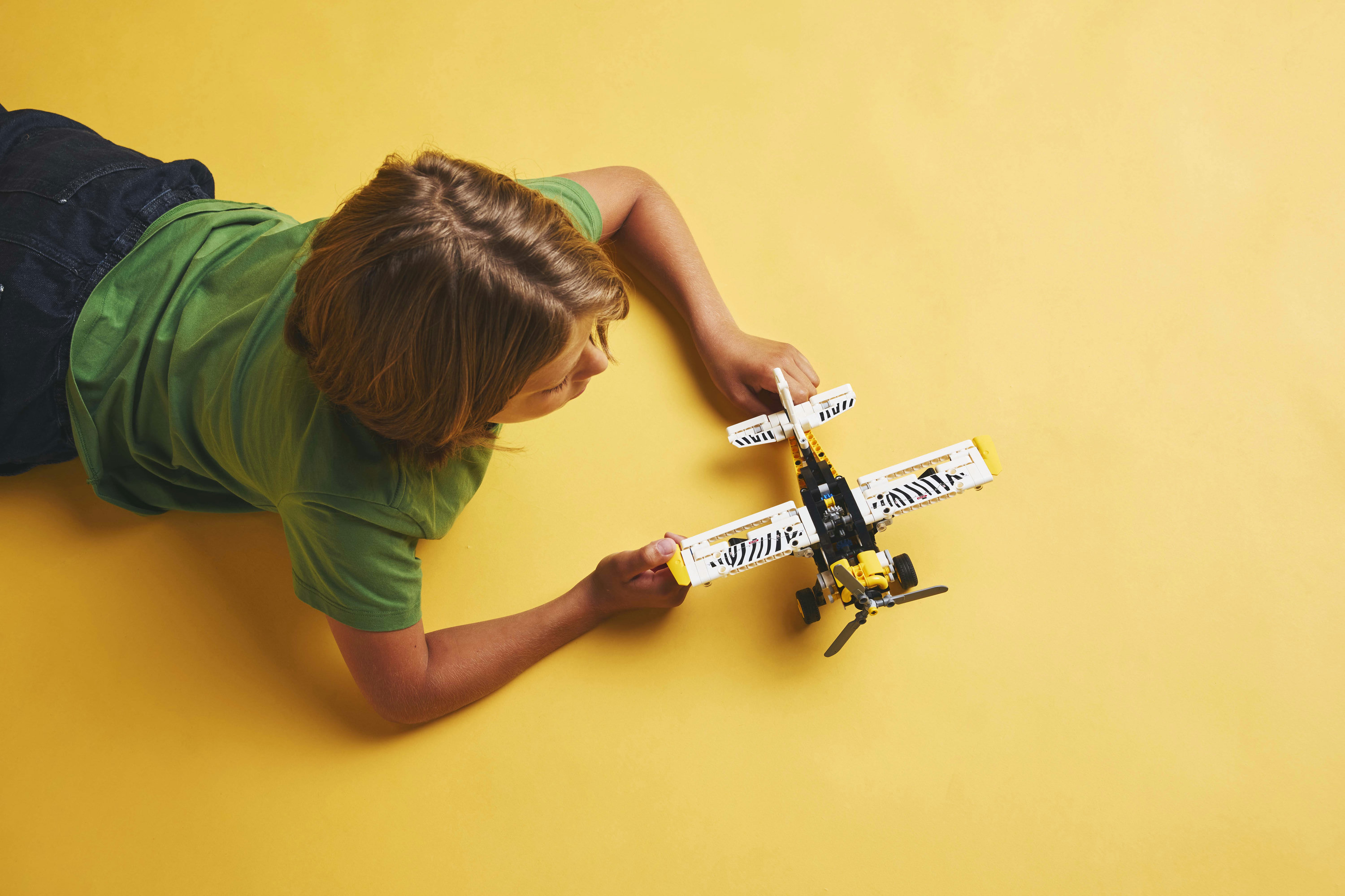 LEGO Technic 42198 Aereo Bush, Aeroplano Giocattolo da Costruire, Giochi per Bambini 8+, Modellino di Veicolo con Funzioni