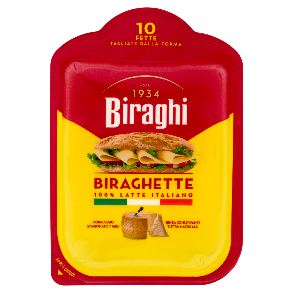 Biraghi Biraghette 10 Fette 120 g