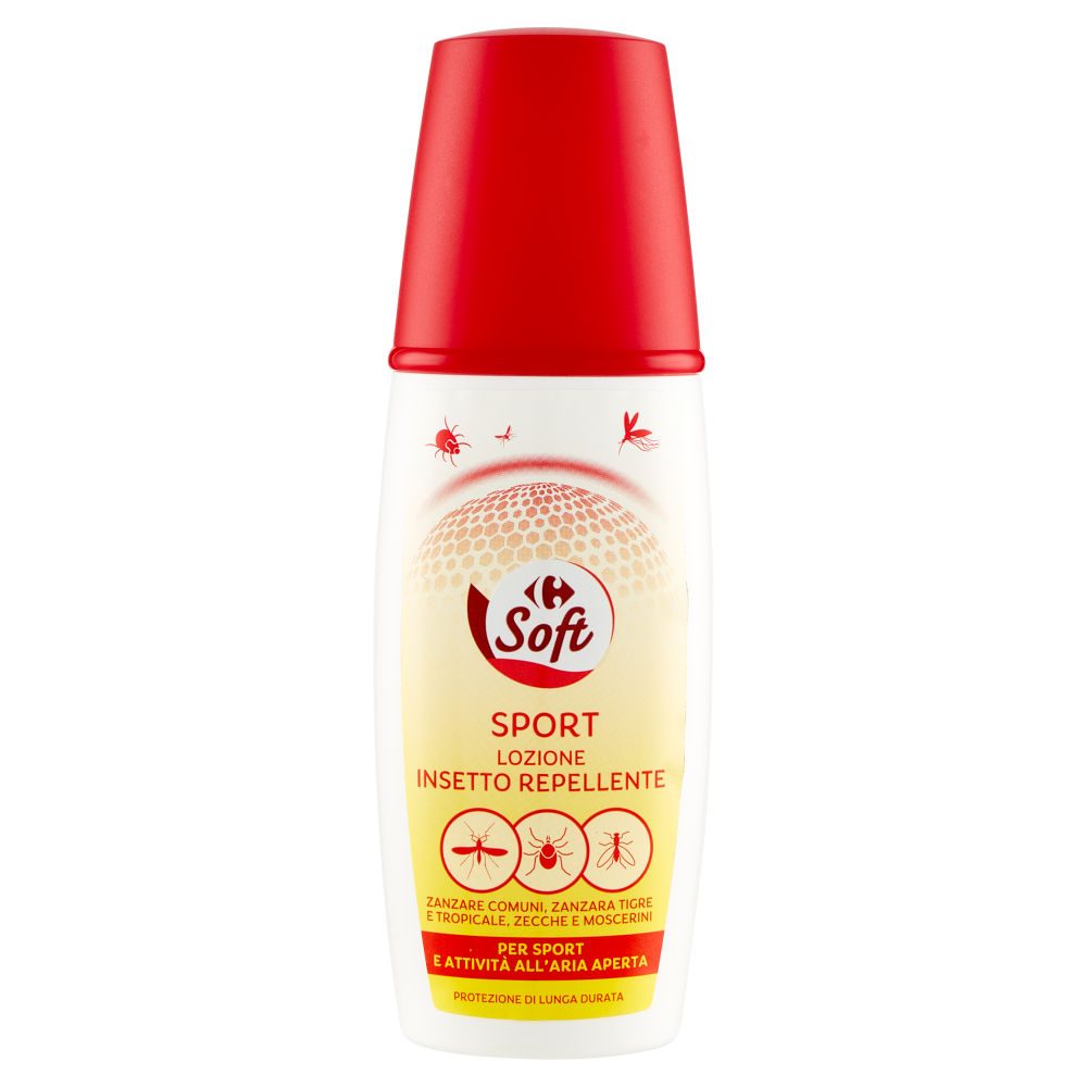 Carrefour Soft Sport Lozione Insetto Repellente 100 ml