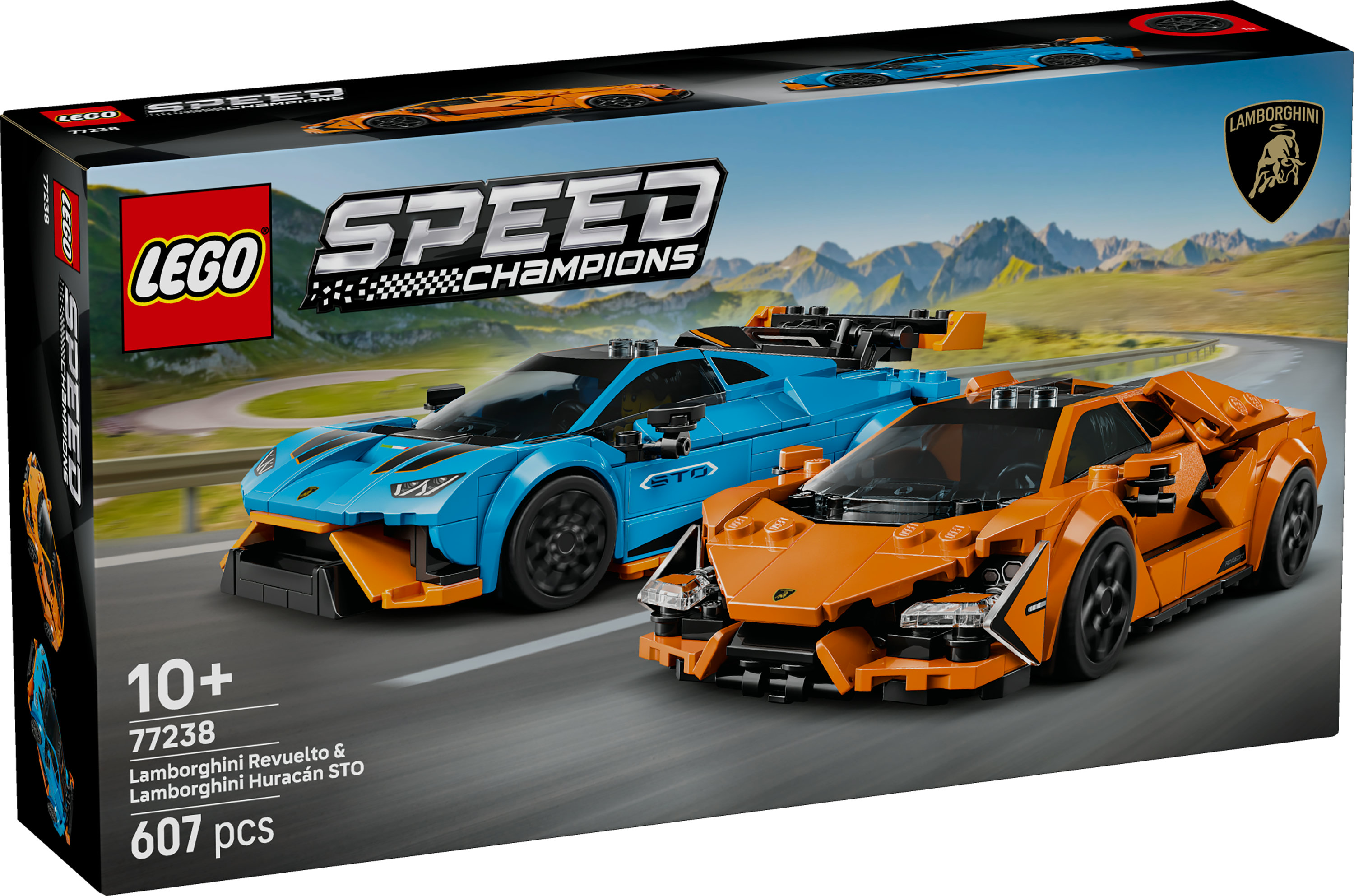 LEGO Speed Champions Lamborghini Revuelto e Huracán STO