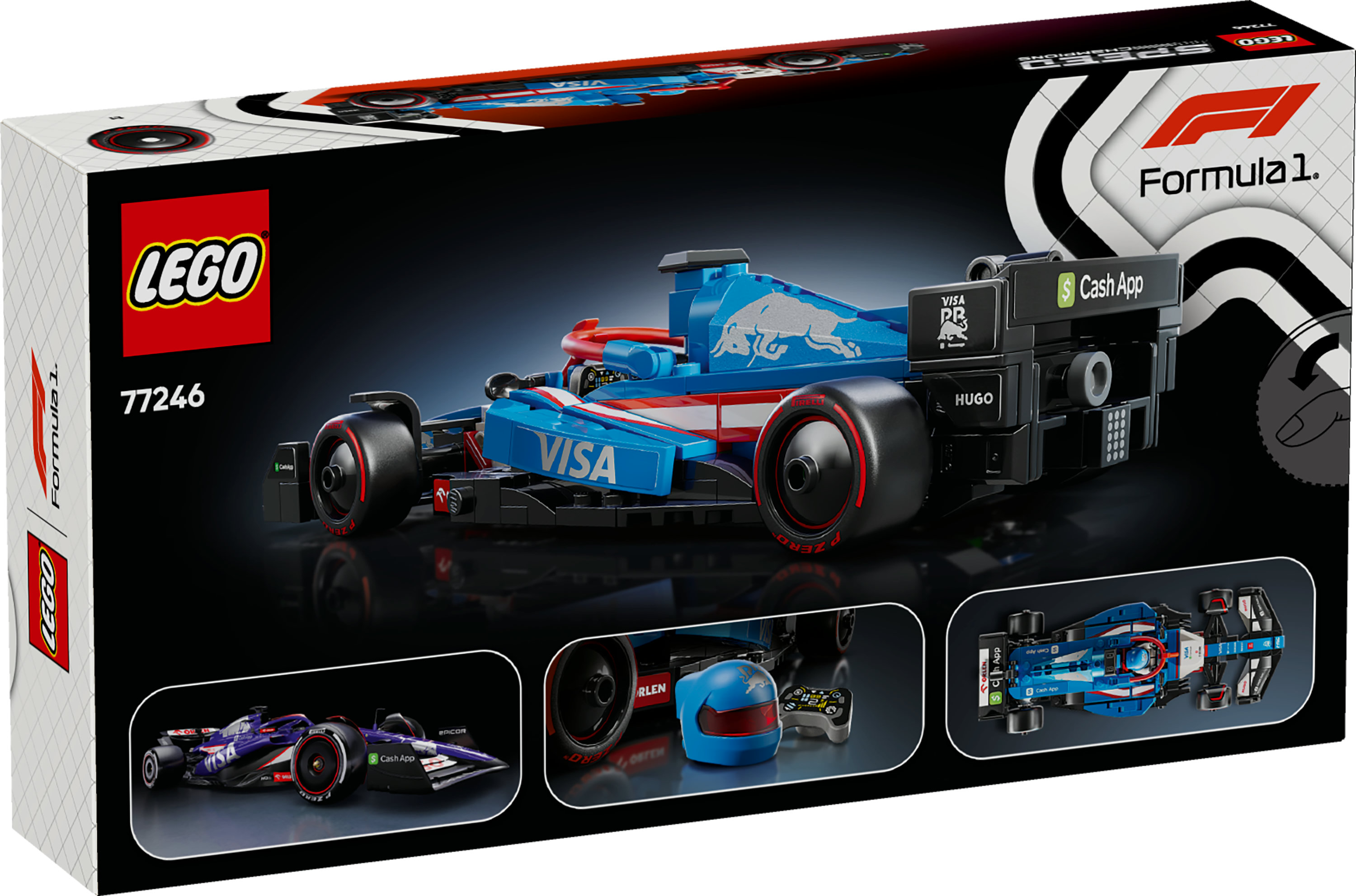 LEGO Speed Champions Auto da corsa F1® Visa Cash App RB VCARB 01