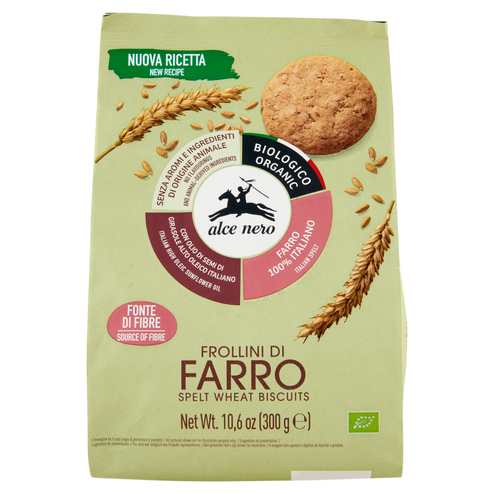 alce nero Frollini di Farro 300 g