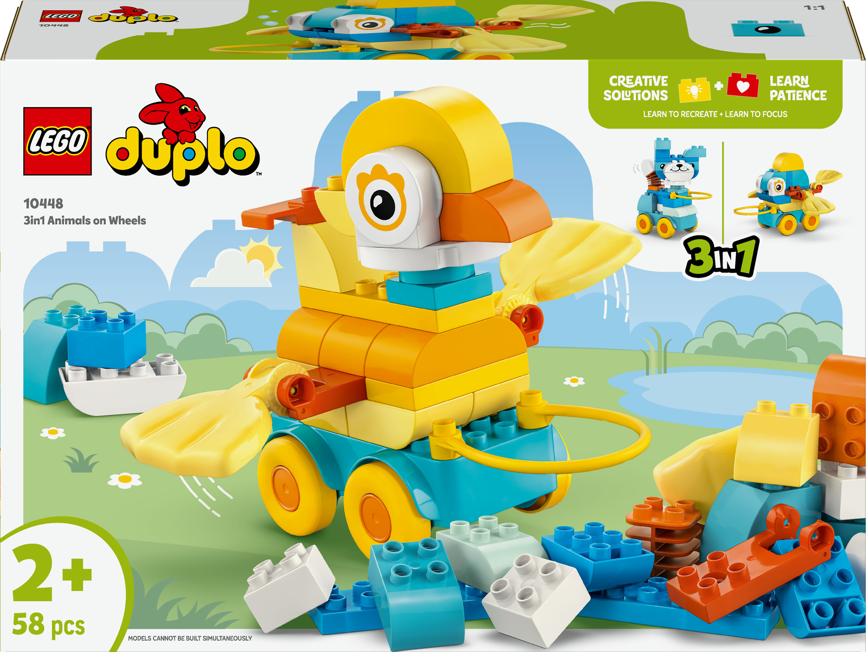LEGO DUPLO Animali su ruote 3 in 1