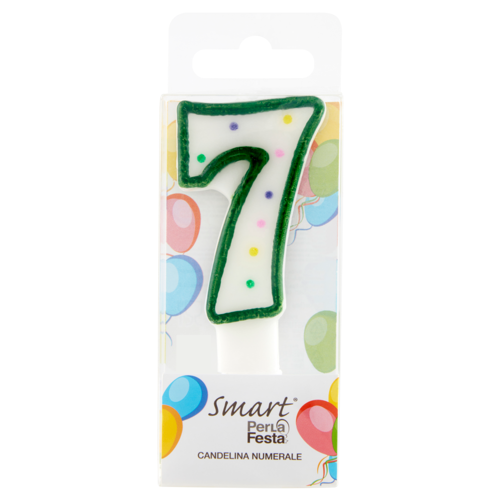 Smart PerLa Festa Candelina Numerale 7 1 pz