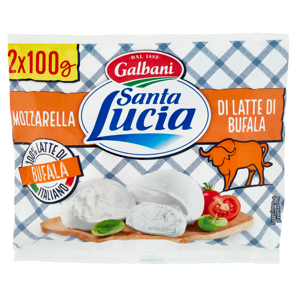 Galbani Santa Lucia Mozzarella di Latte di Bufala 2 x 100 g