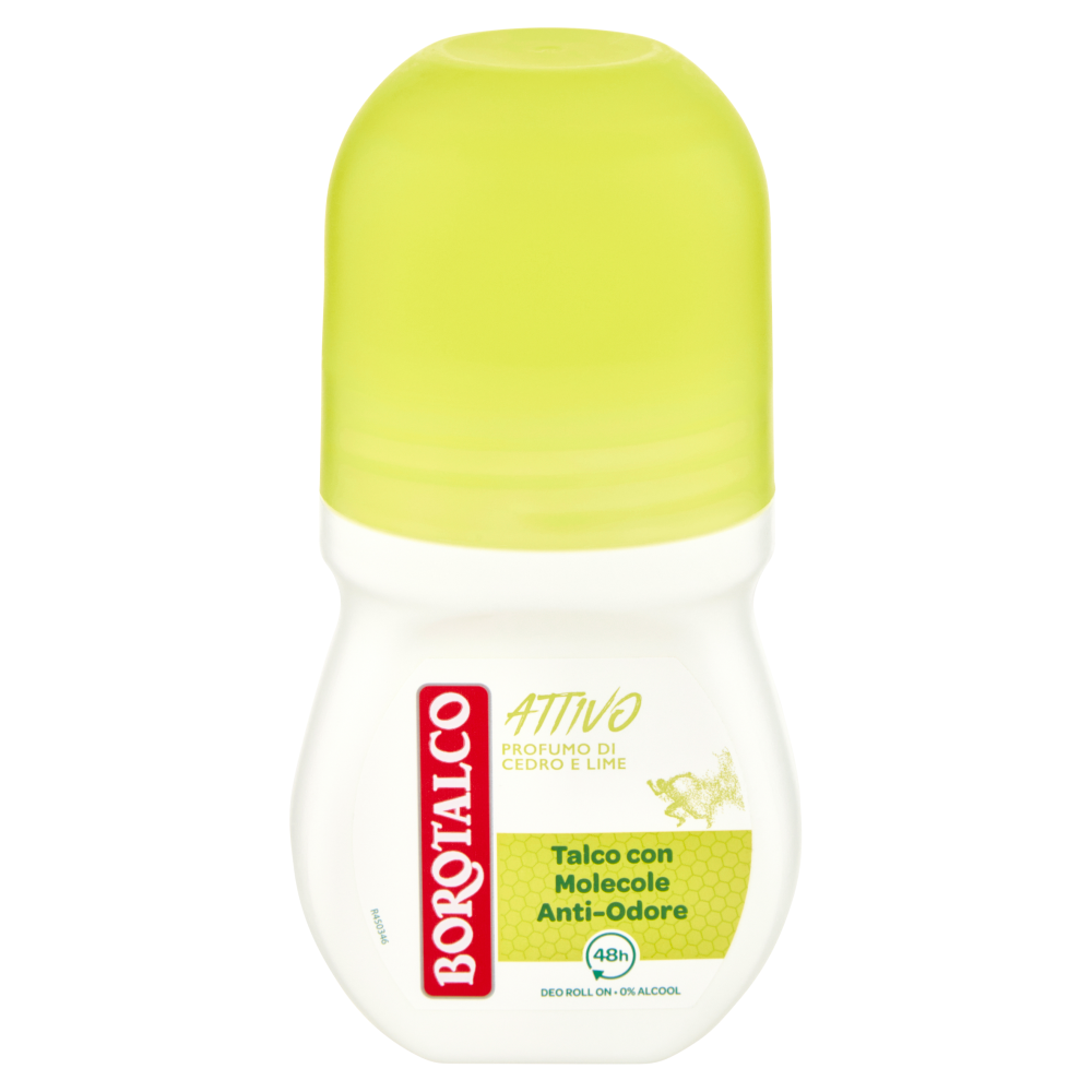 Borotalco Attivo Profumo di Cedro e Lime Deo Roll On 50 ml