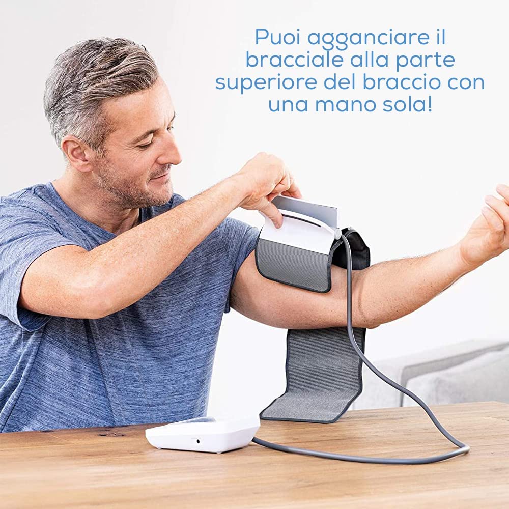 Beurer BM 51 EasyClip Misuratore di Pressione da Braccio Applicabile con una Sola Mossa