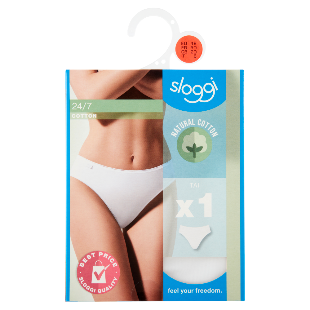 sloggi 24/7 Cotton Tai tg. 6 White 1 pz