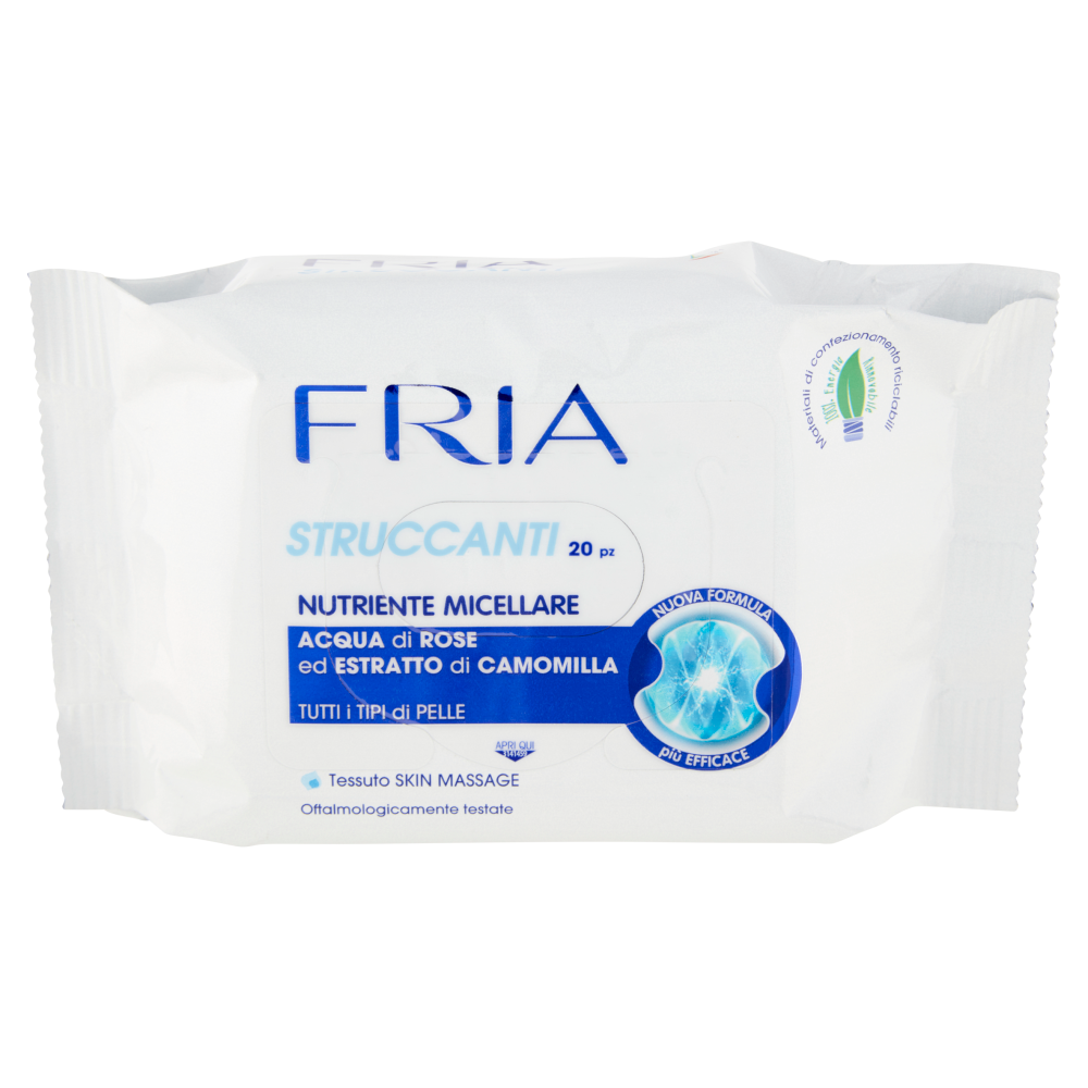 Fria Struccanti Nutriente Micellare Tutti i Tipi di Pelle 20 pz