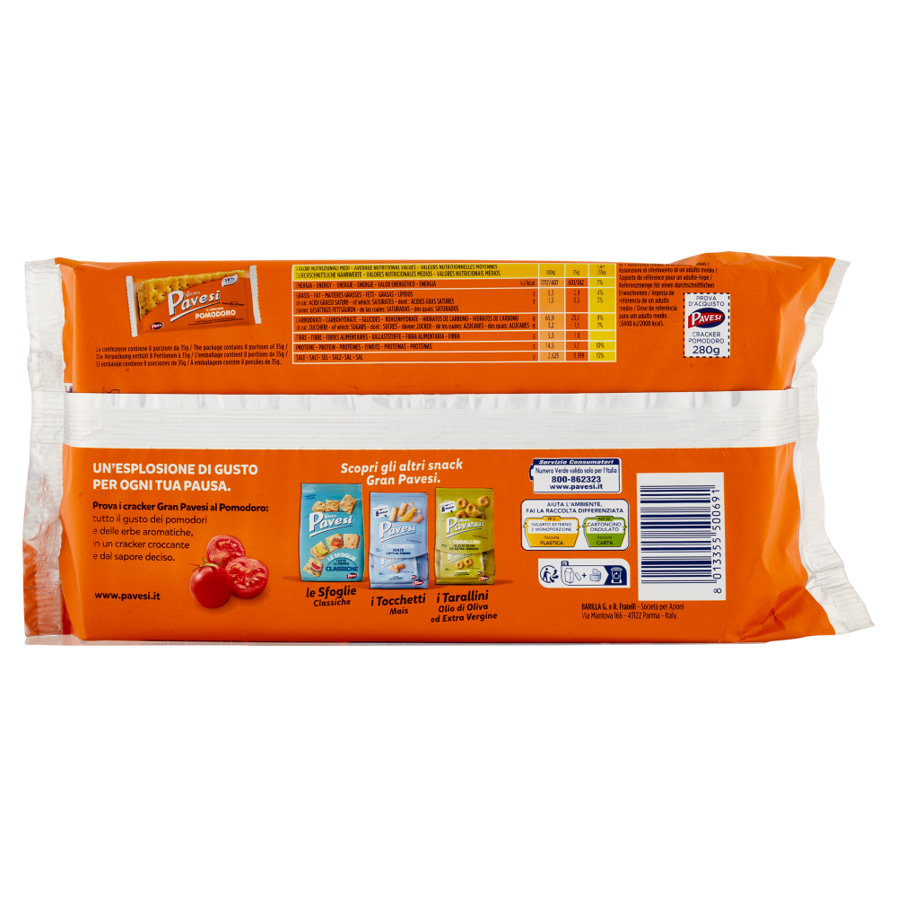 Gran Pavesi il Cracker Pomodoro 280g
