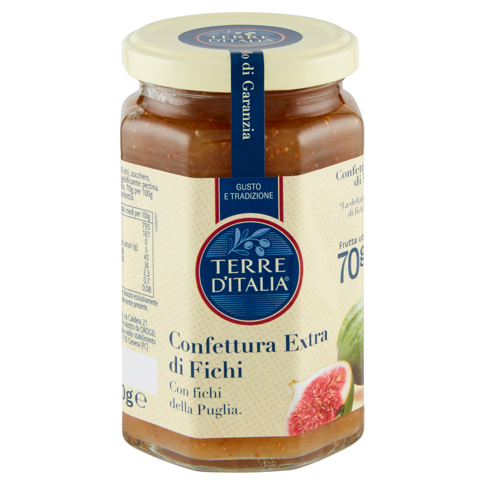 Terre d'Italia Confettura Extra di Fichi con fichi della Puglia 340 g