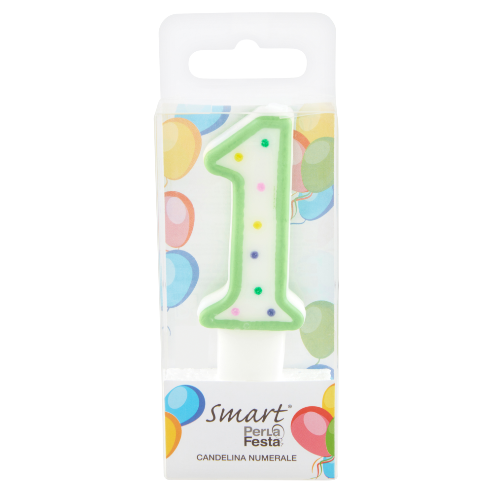 Smart PerLa Festa Candelina Numerale 1 1 pz