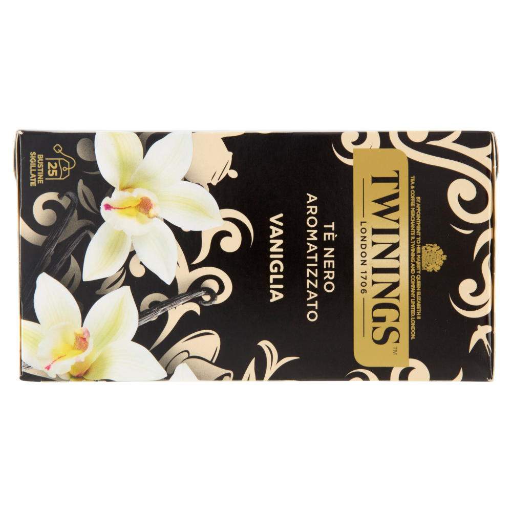 Twinings Vaniglia Tè Nero aromatizzato 25 filtri The 50 g