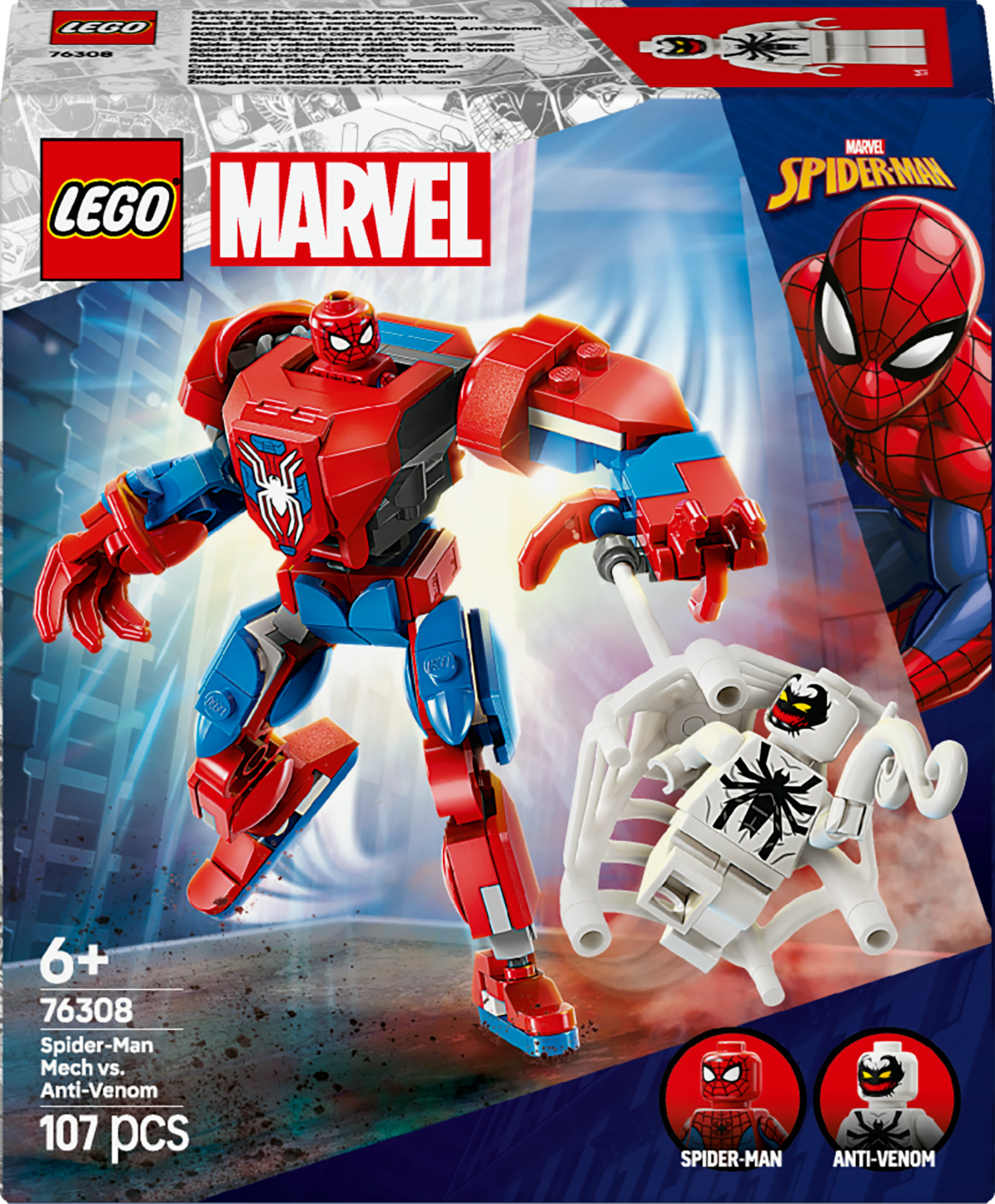 LEGO Mech di Spider-Man contro Anti-Venom