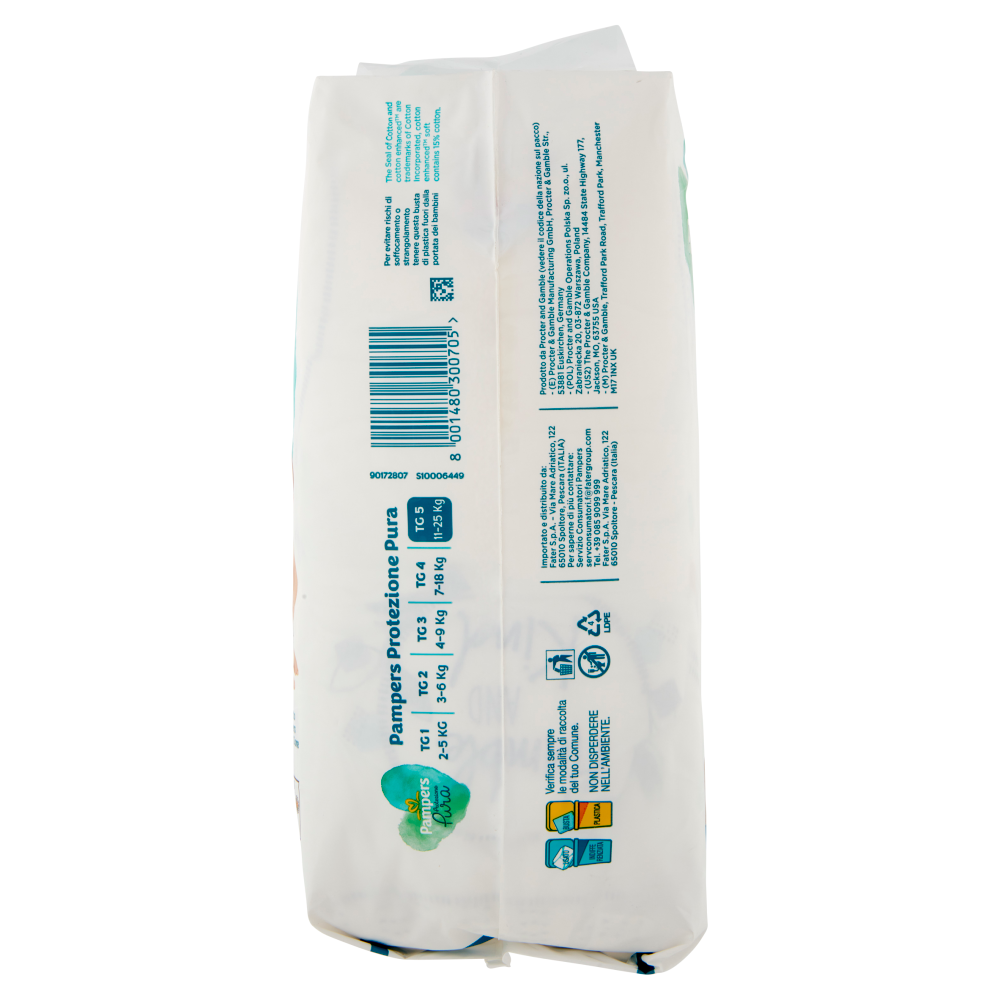 Pampers Protezione Pura 5 19 pz