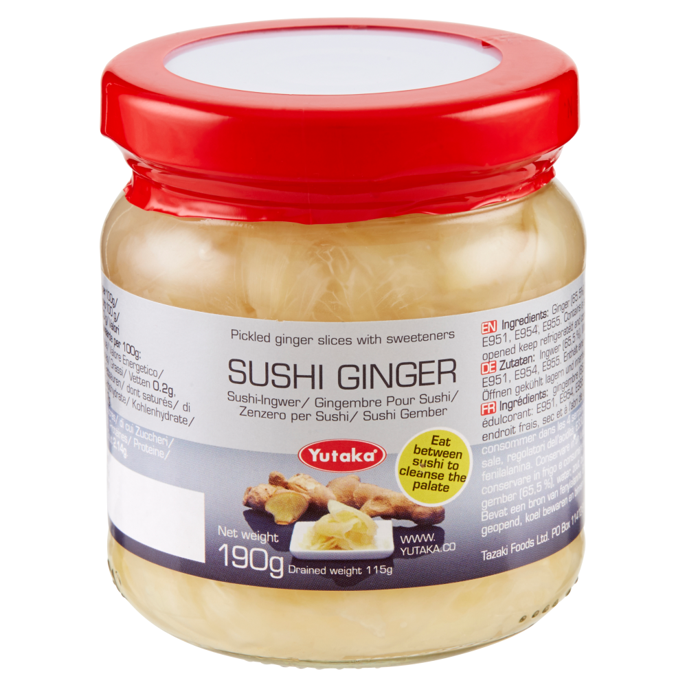 Yutaka Sushi Ginger 190 g