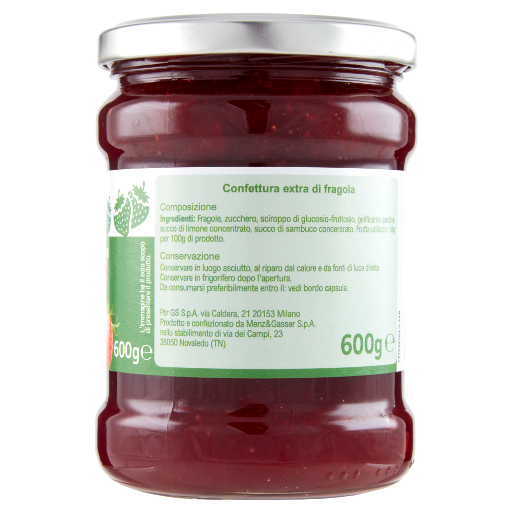 Carrefour Classic Confettura Extra di Fragola 600 g