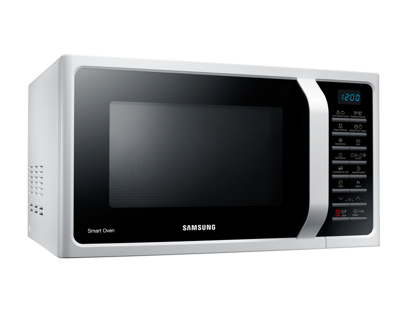 Samsung MC28H5015AW forno a microonde Superficie piana Microonde combinato 28  L 900 W Nero, Bianco | Carrefour