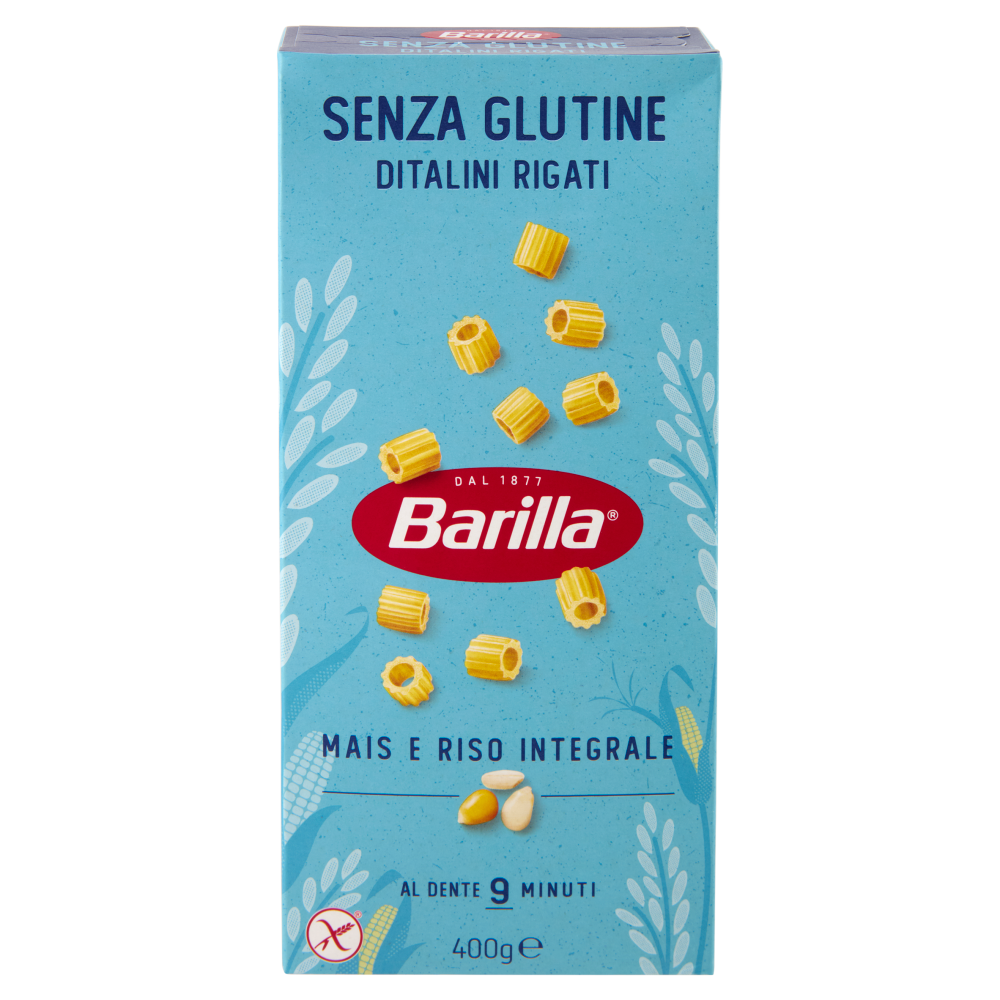 Barilla Pasta Ditalini Rigati Senza Glutine 400 g