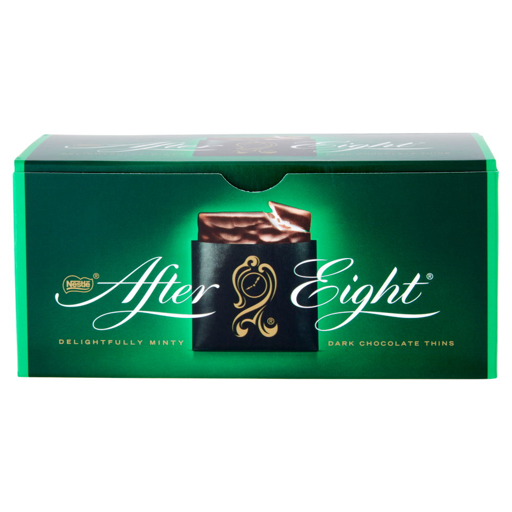 NESTLÉ AFTER EIGHT Sfoglie di Cioccolato Fondente con ripieno alla Menta 200 g