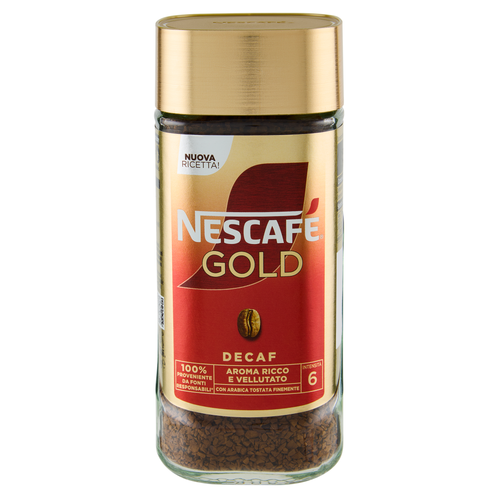 NESCAFÉ Gold Decaf Caffè Solubile Decaffeinato Barattolo 100g