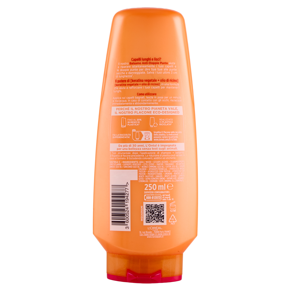 Elvive Dream Long Balsamo Anti-Doppie Punte, per Capelli Lunghi e Lisci, 250 ml