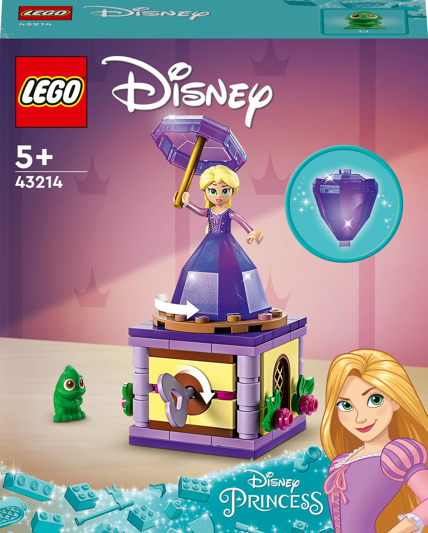 LEGO Disney Princess Rapunzel rotante